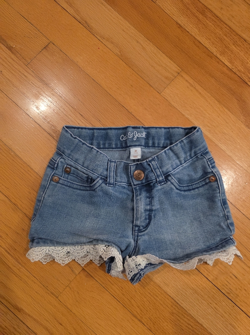 Cat & Jack Scalloped Jean Shorts